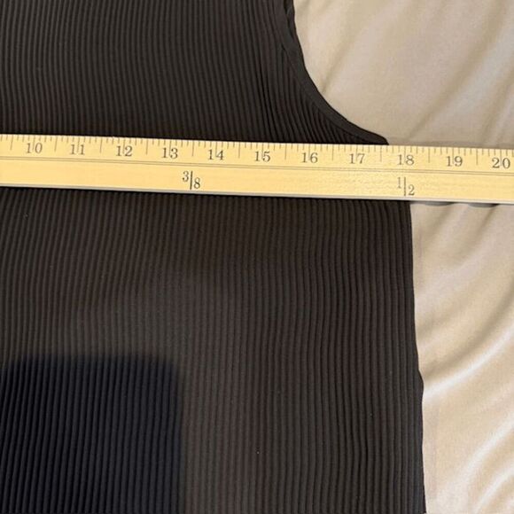 Vivienne Tam East Wind Code Vintage Chiffon Pleated Mini Dress Black Size Medium - Picture 6 of 8